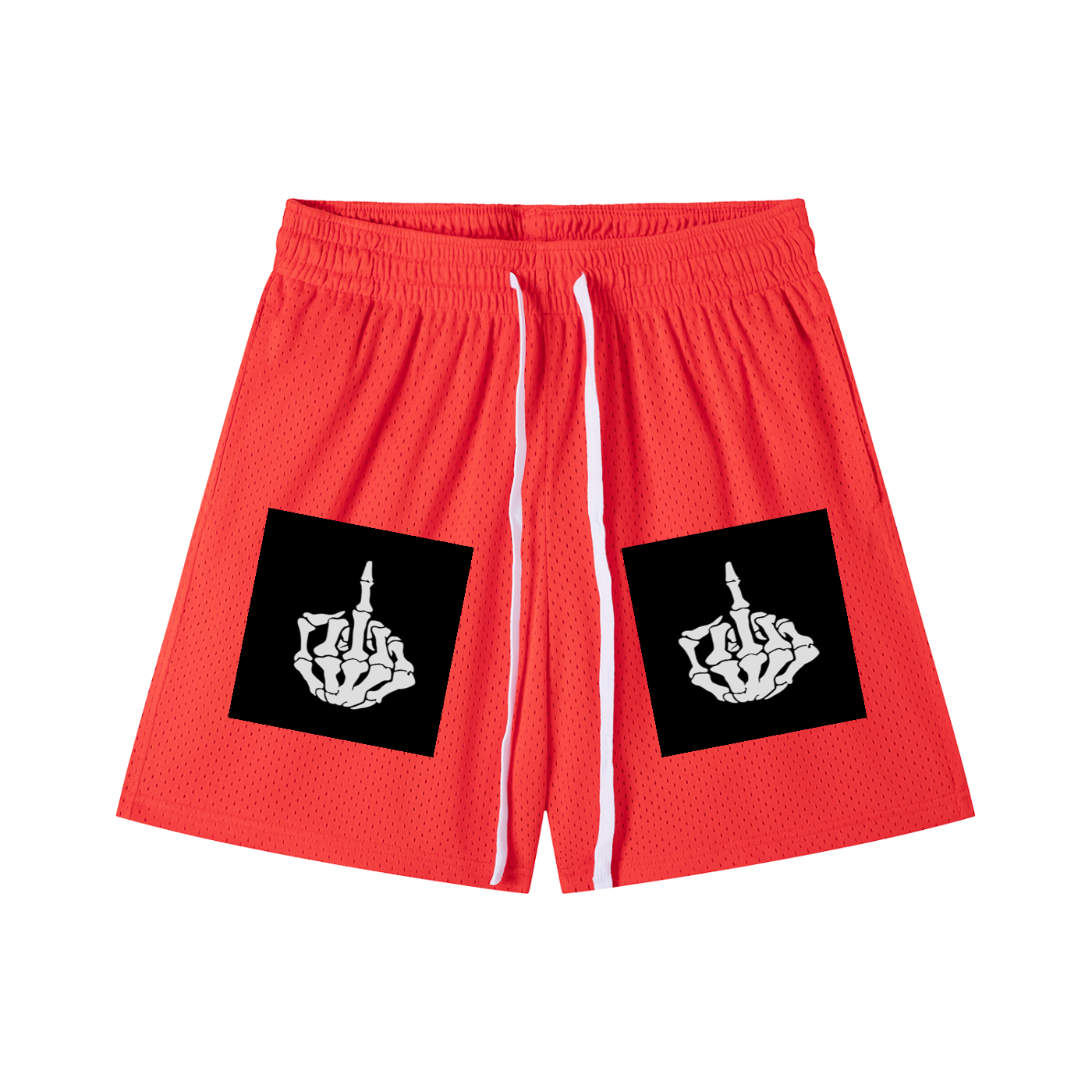 Mesh Drawstring Shorts