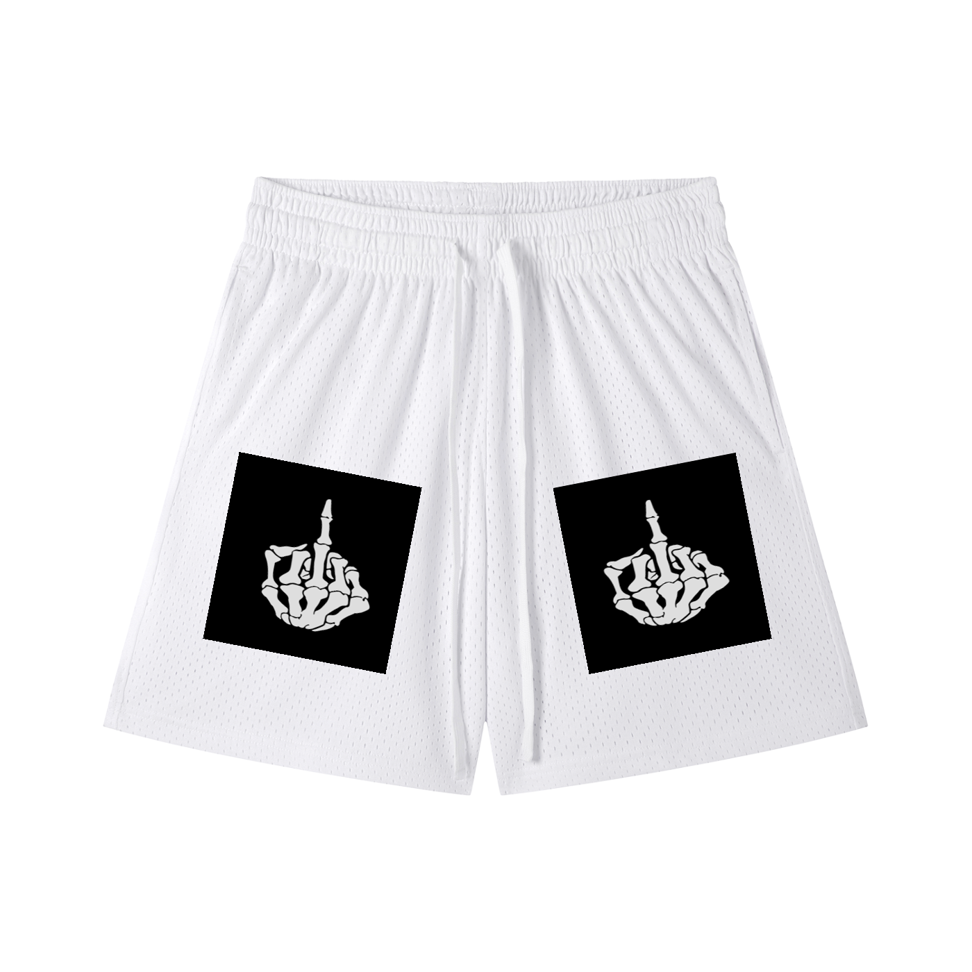 Mesh Drawstring Shorts