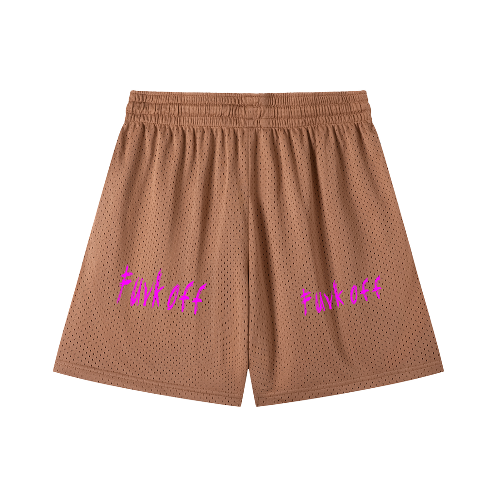 Mesh Drawstring Shorts