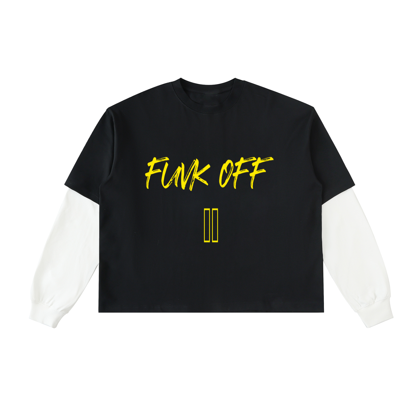 Black white,with with long sleeves