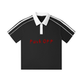 Collar shirt black & white