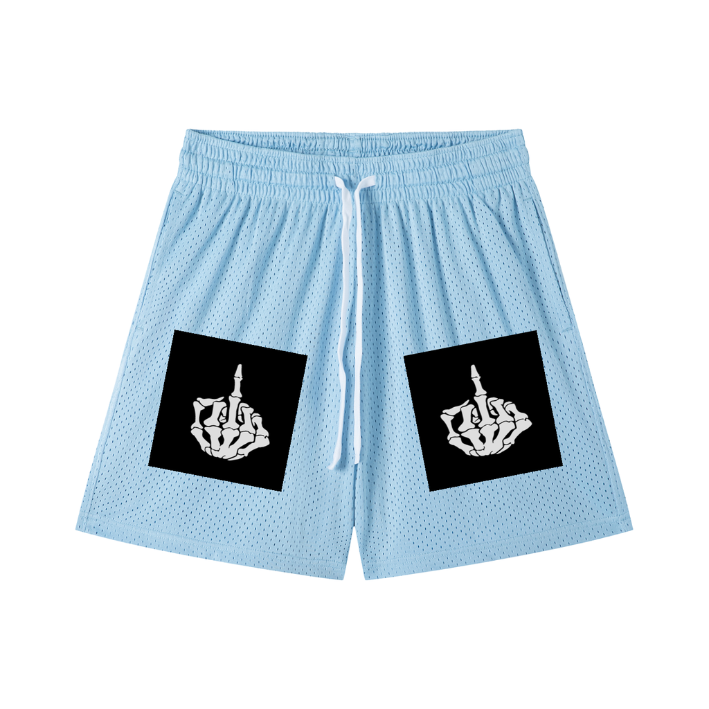 Mesh Drawstring Shorts