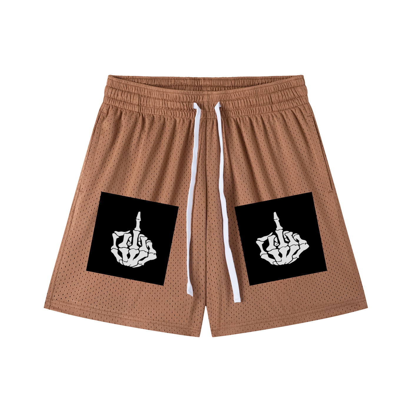 Mesh Drawstring Shorts