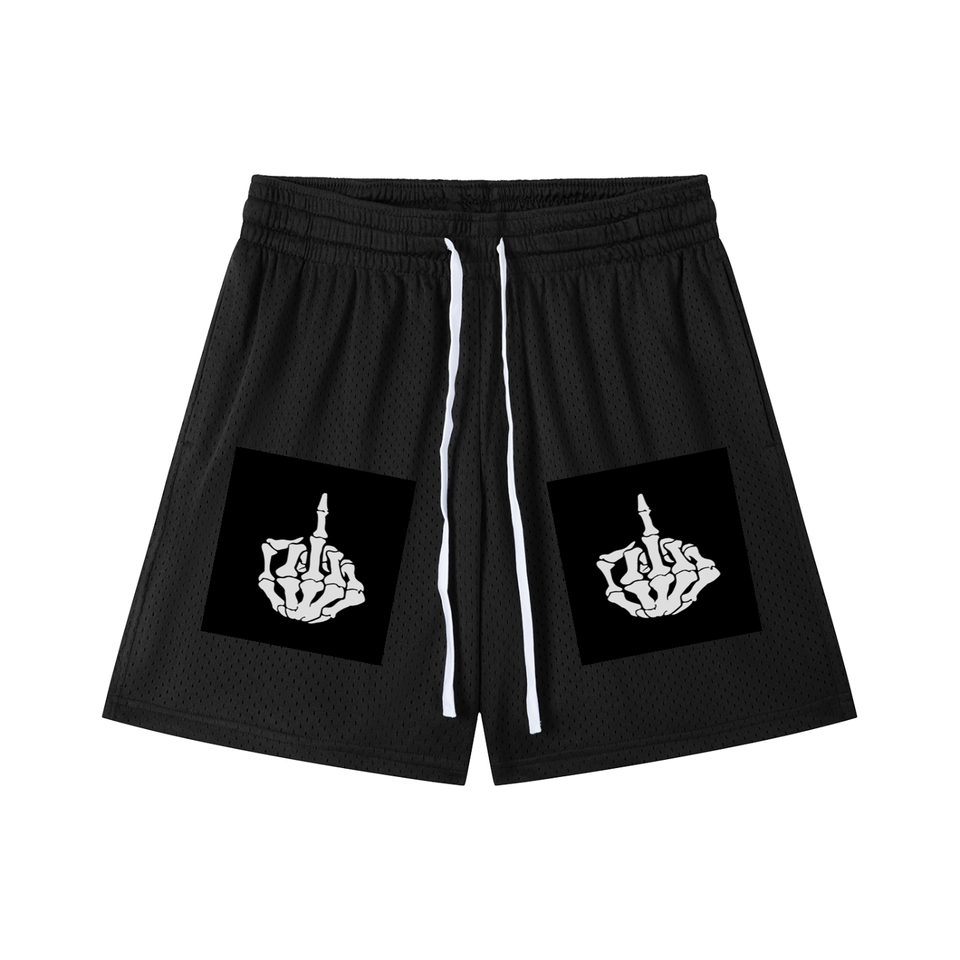 Mesh Drawstring Shorts