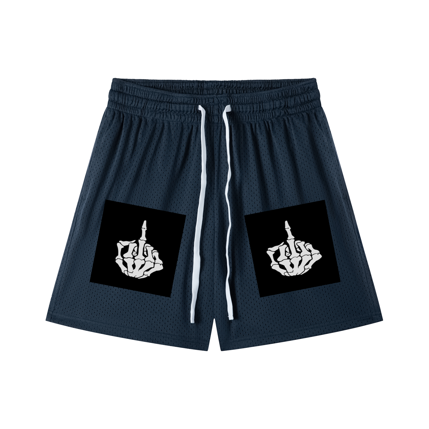 Mesh Drawstring Shorts
