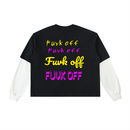 Black white,with with long sleeves